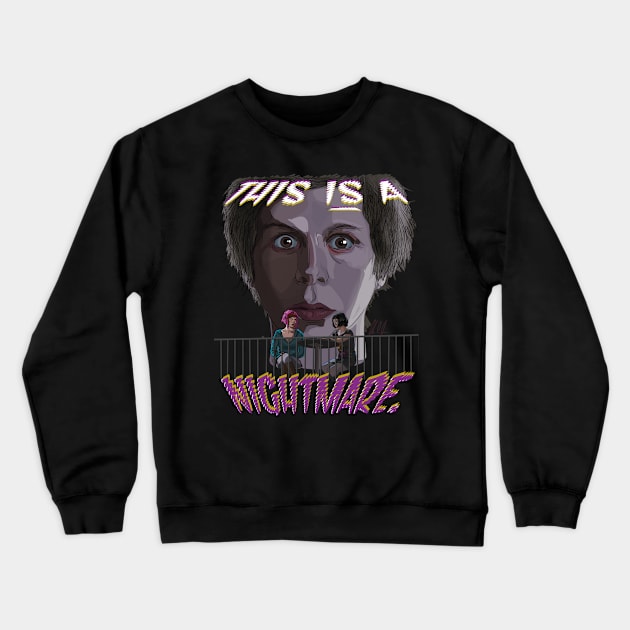 Scott Pilgrim: Nightmare Crewneck Sweatshirt by 51Deesigns